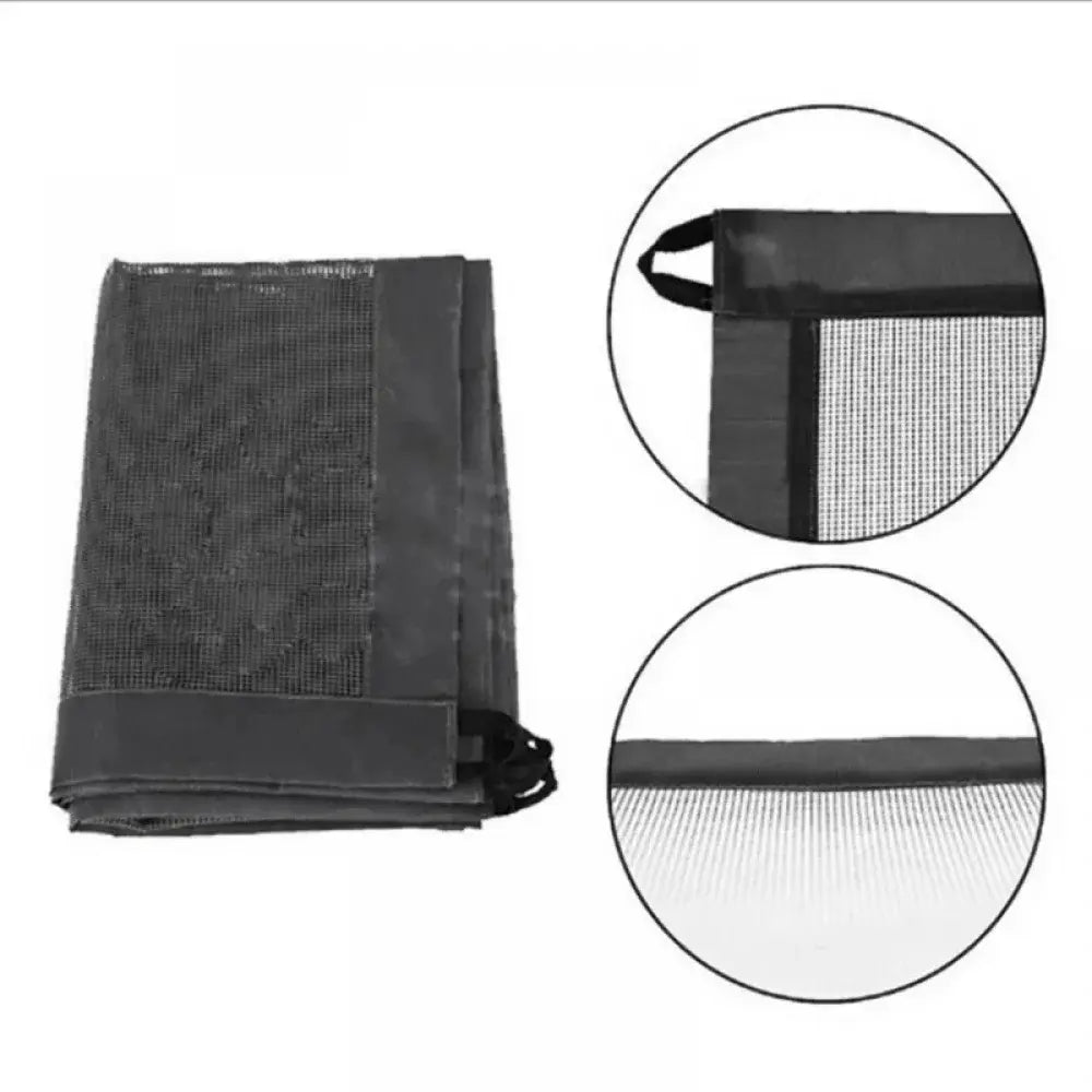 Pet Dog Gate Network Fence - Folding Breathable Mesh Enclosure for Stairs, Child Safety Barrier, Portable Pet Playpen, Punch-Free Isolation Net, and Stair Gate