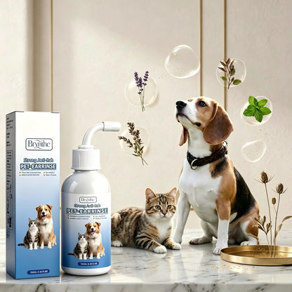 Gentle Pet Ear Cleanser - Odorless Cleaning Solution for Dogs and Cats