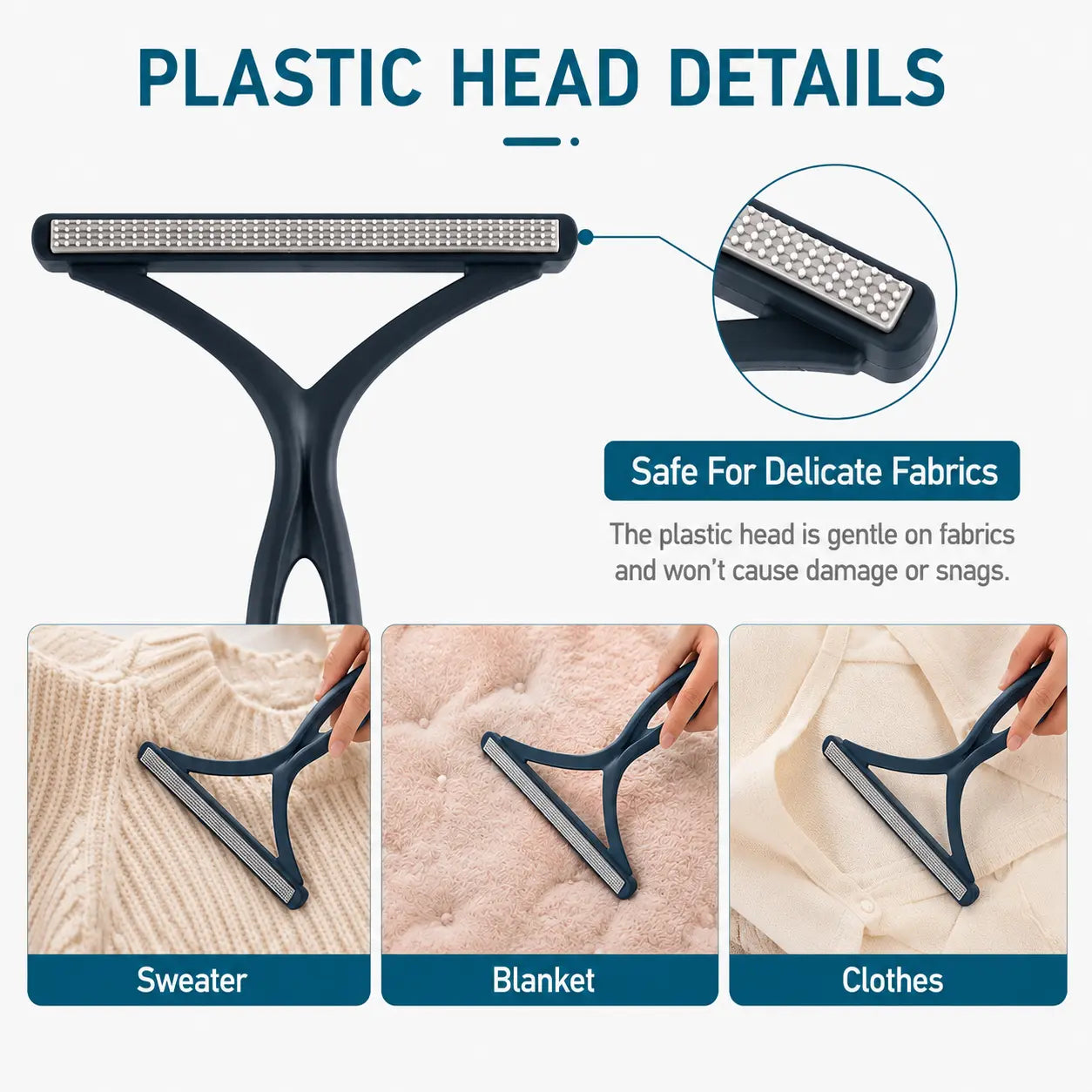 Professional 2-Piece Reusable Pet Hair Removal Set for Carpets, Upholstery, and Pet Bedding