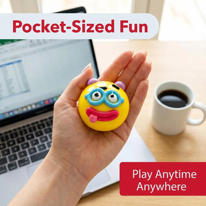 Smushers Interchangeable Squishy Dog Face Fidget Toy - Soft Moldable Sensory Stress Relief for Enhanced Tactile Play