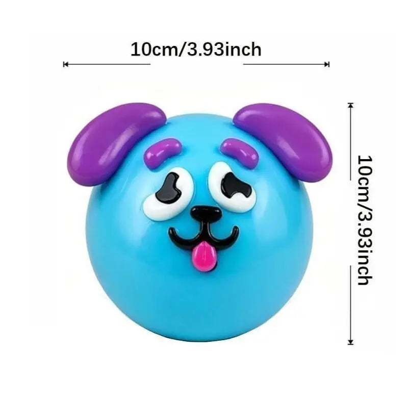 Smushers Interchangeable Squishy Dog Face Fidget Toy - Soft Moldable Sensory Stress Relief for Enhanced Tactile Play